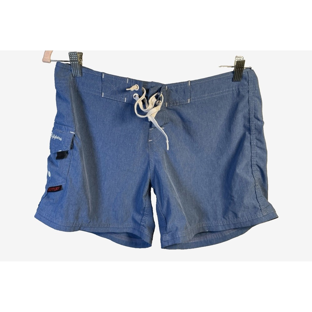 Women's Maui Rippers Board Shorts 6 Hawaii Blue Summer Beach Swim Y2K Vacation